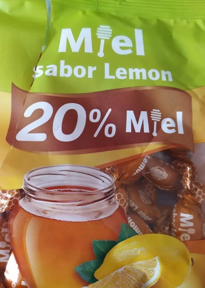 Caramelos miel limon