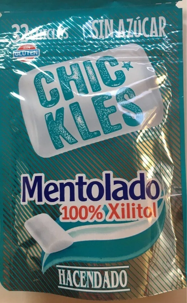 Chic*kles mentolado 100% xilitol
