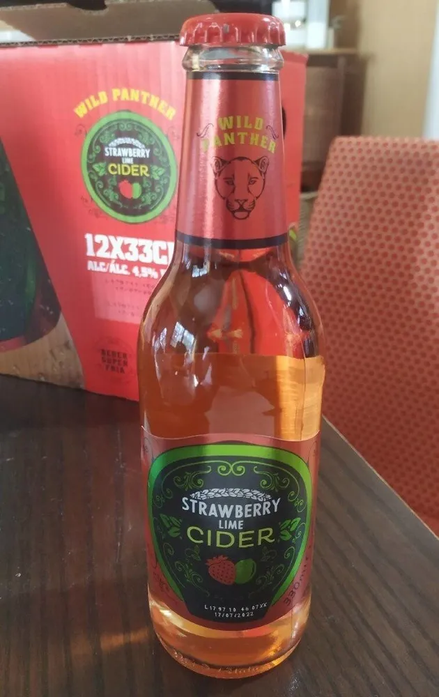 Strawberry Lime Cider