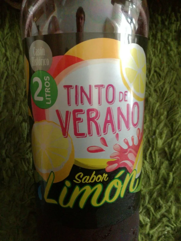 Tinto de verano sabor limón