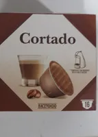 Café cápsulas cortado