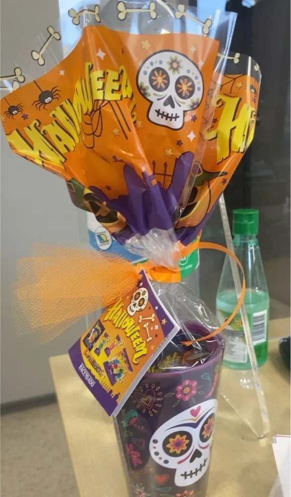 Vaso de golosinas Halloween Hacendado
