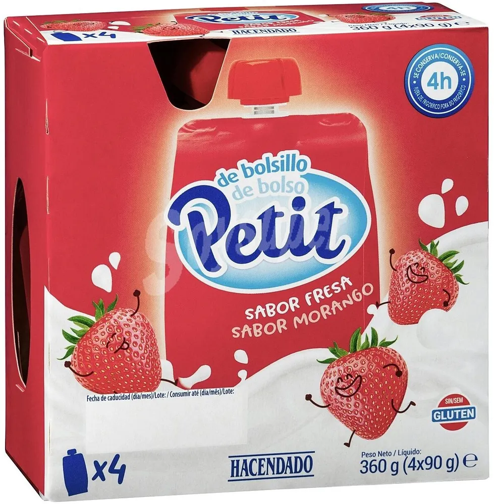Petit de bolsillo fresa