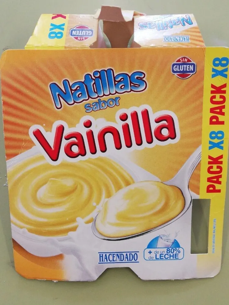 Natillas sabor vainilla