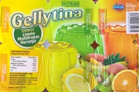 Gellytina sabores Limón Multifrutas Naranja