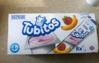 Tubitos fresa plátano