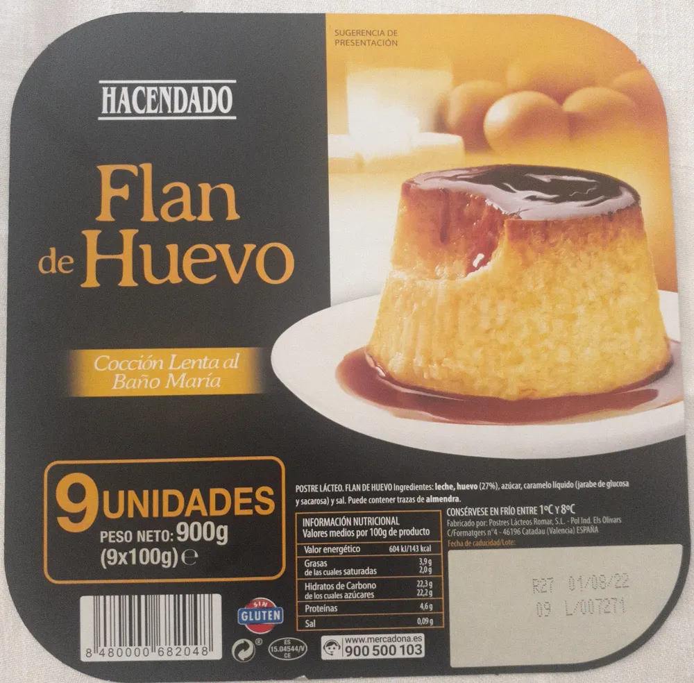 Flan de huevo