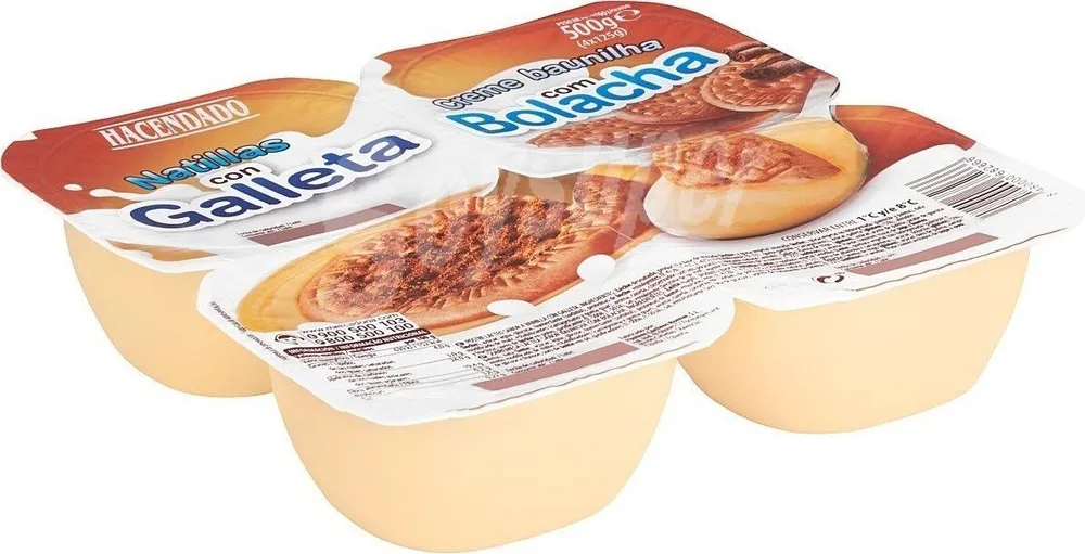Natillas galleta