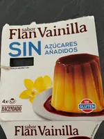 Flan de vainilla sin azúcares