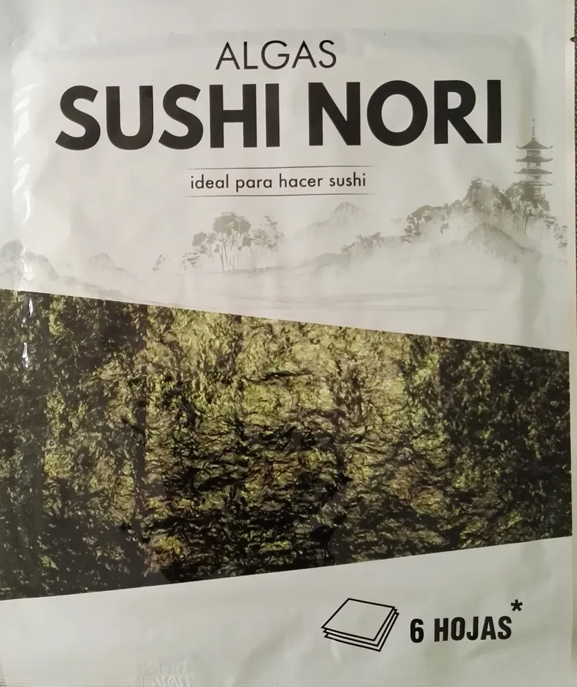 Algas sushi nori