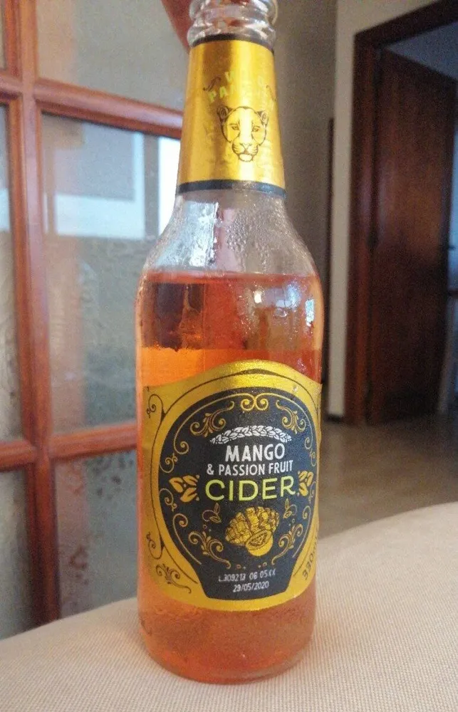 Mango & passion fruit cider