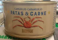 Cangrejo patas & carne
