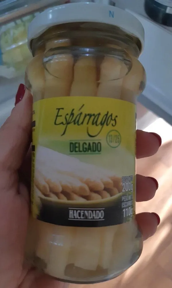 Espárragos delgados