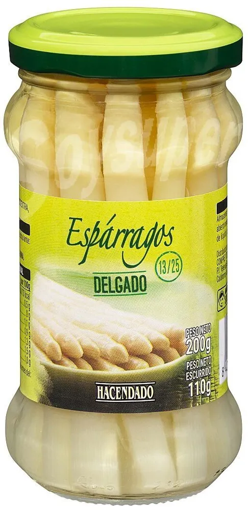Espárragos delgados