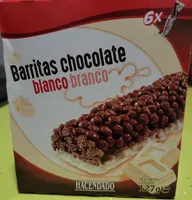 Barritas de chocolate blanco