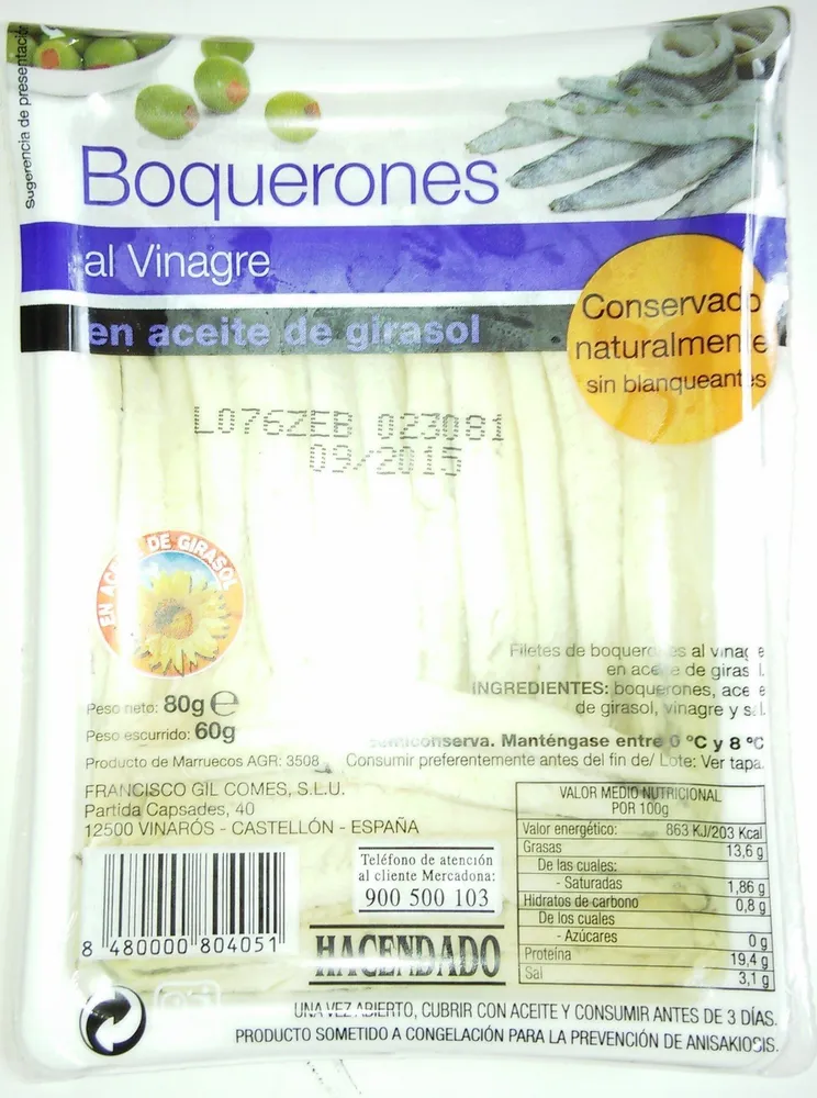 Boquerones Al Vinagre