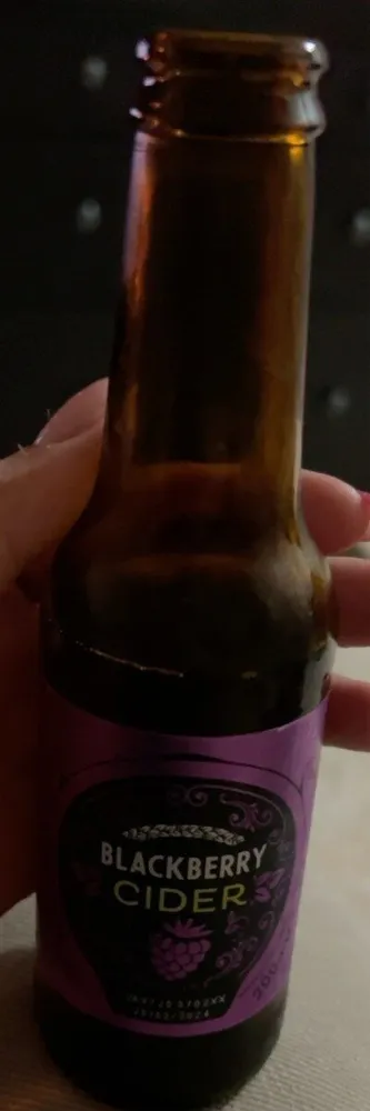 Blackberry cider