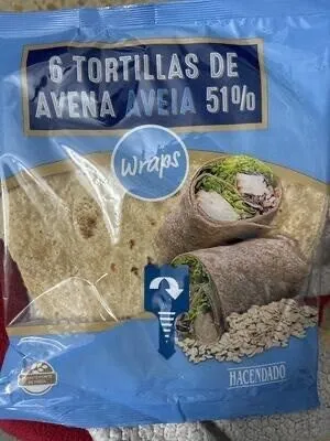 Tortillas de avena 51%