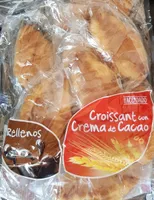Croissant con crema de cacao