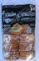 Pan tostado cereales y semillas