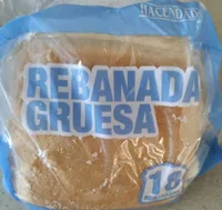 Pan de molde rebanada gruesa