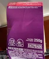Patas de pulpo cocido