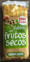 Palitos con frutos secos horneados