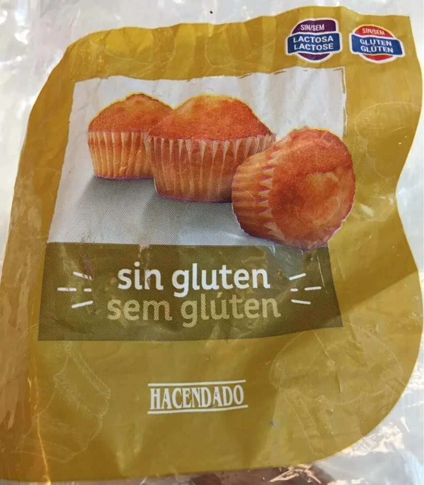 Magdalenas sin gluten