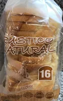 Pan de molde rústico natural