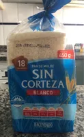 Pan de molde sin corteza blanco