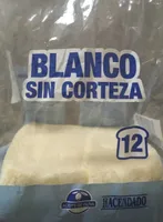 Pan de molde blanco sin corteza