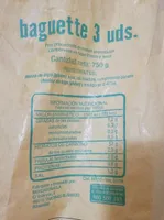 Baguette 3 uds