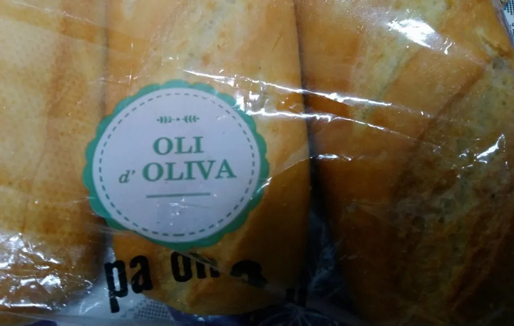 3 barras de pan aceite de oliva