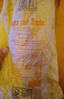 3 barras de pan