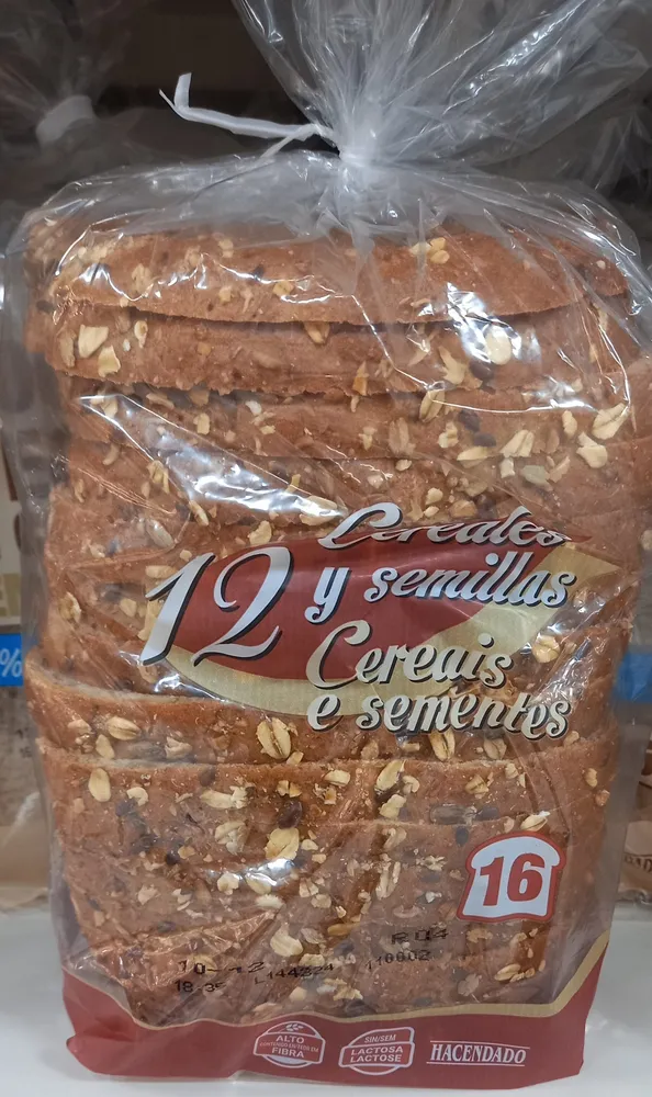Pan de molde 12 cereales y semillas