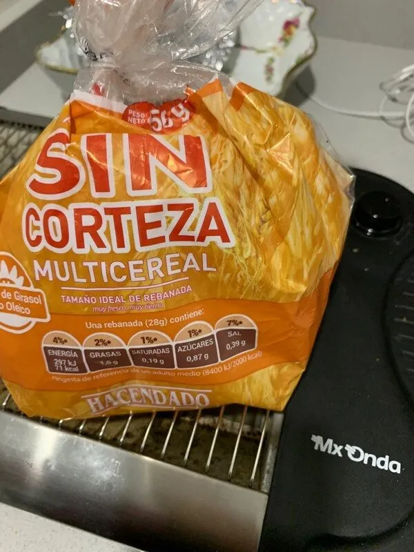 Pan sin corteza multicereal