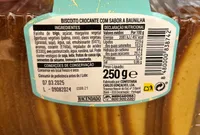 Biscoito crocante com sabor a baunilha
