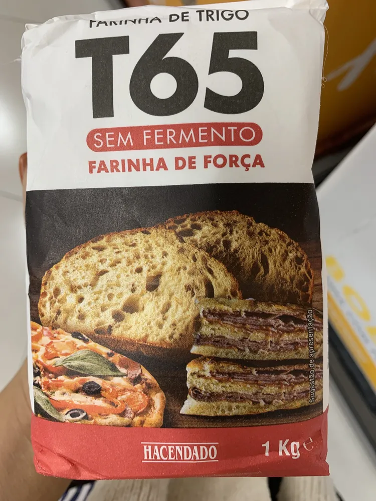 Farinha de Trigo T65 Sem Fermento Farinha de Força