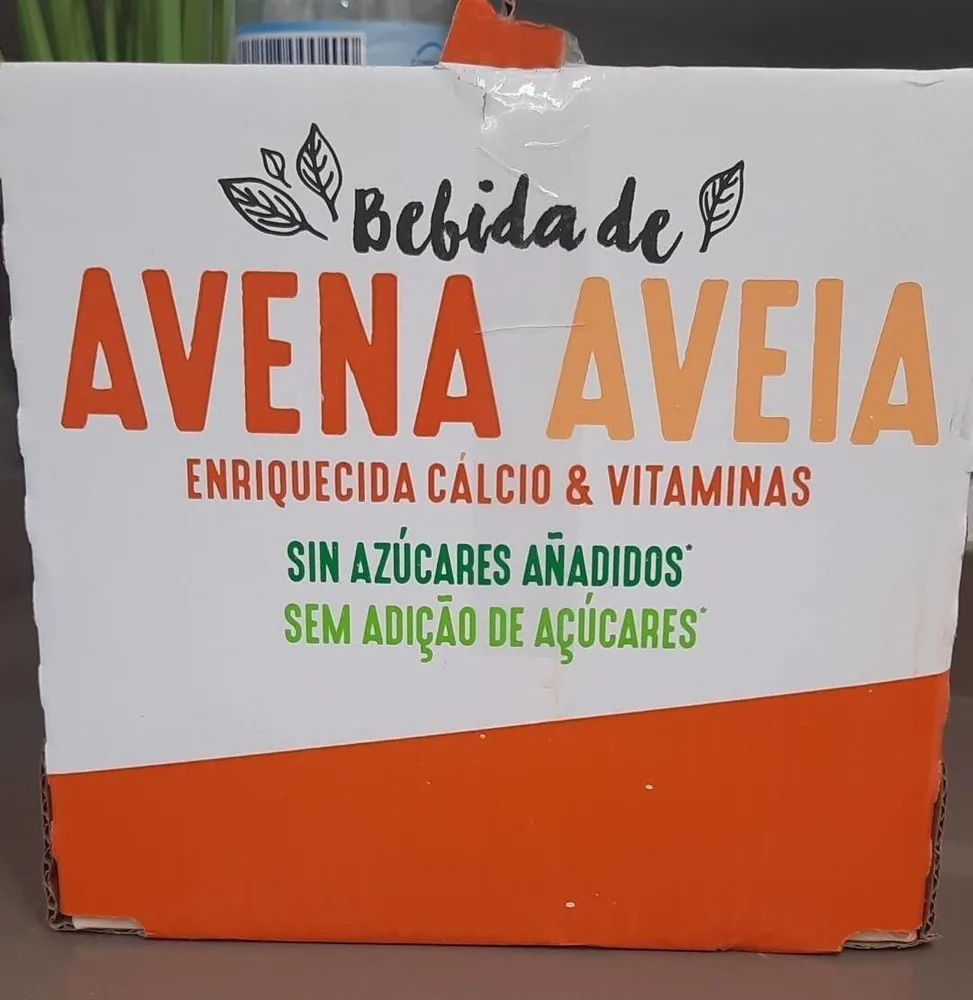 Bebida de avena sin azúcares añadidos