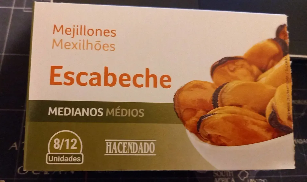 Mejillones escabeche medianos