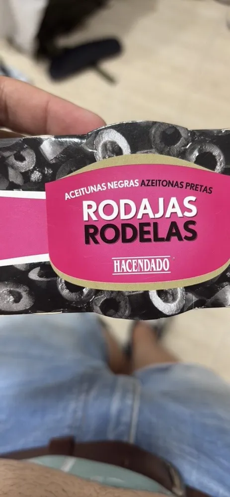 Aceitunas negras en rodajas