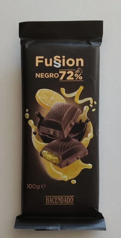 Fusión Negro 72% Limón