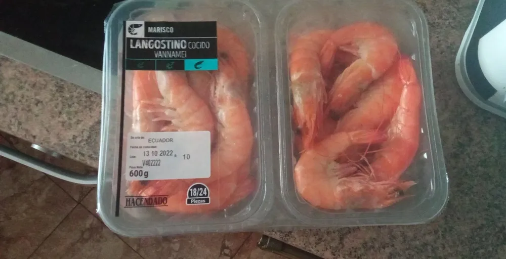Langostino Cocido Vannamei