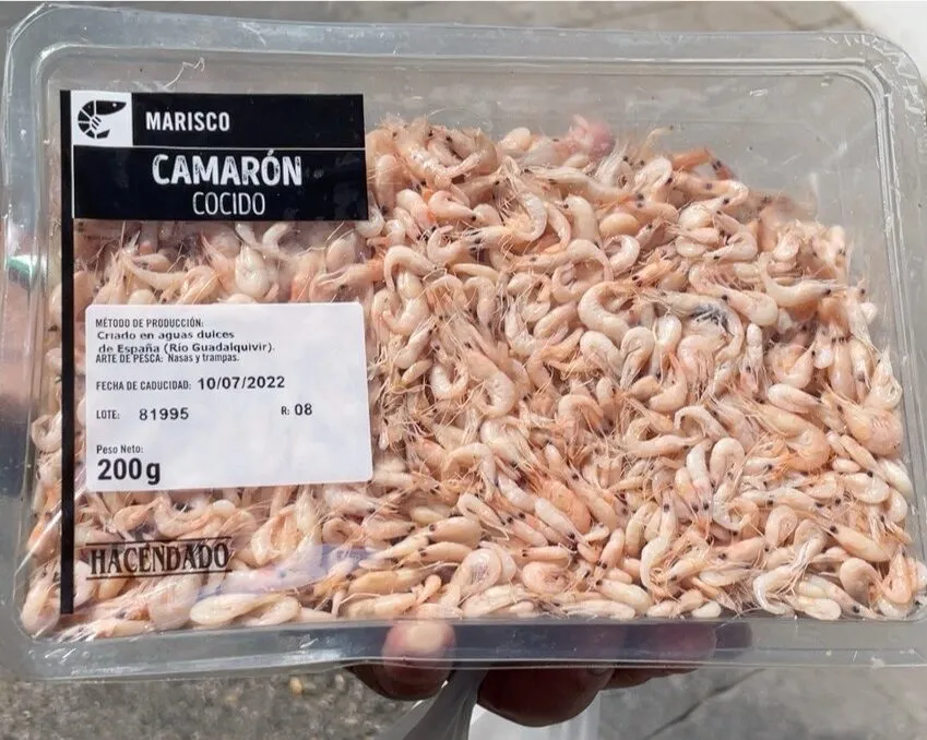 Camaron cocido