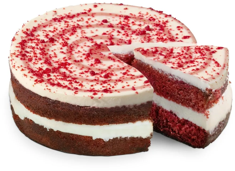 Tarta red velvet congelada