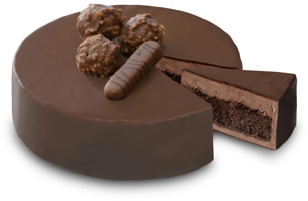 Tarta bombón crujiente