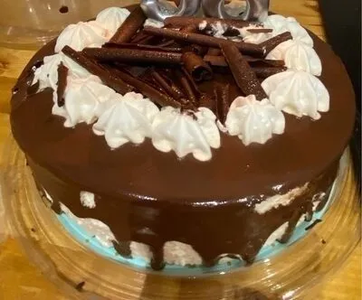 Tarta sabor a nata y choco