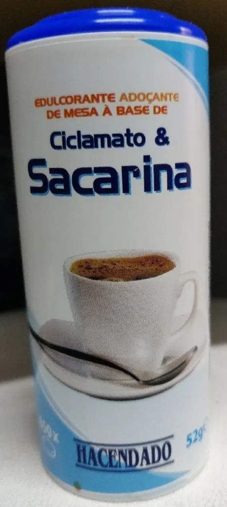 Ciclamato y Sacarina