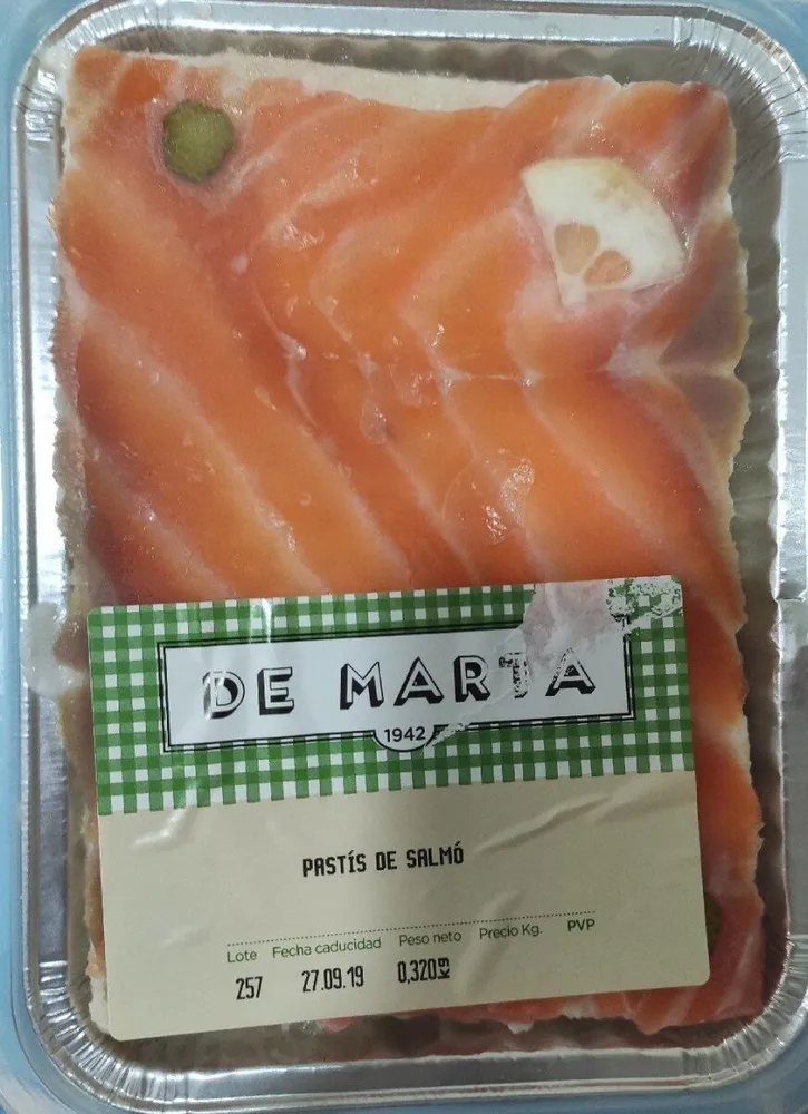 Pastel de salmón