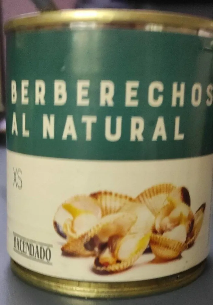 Berberechos al natural